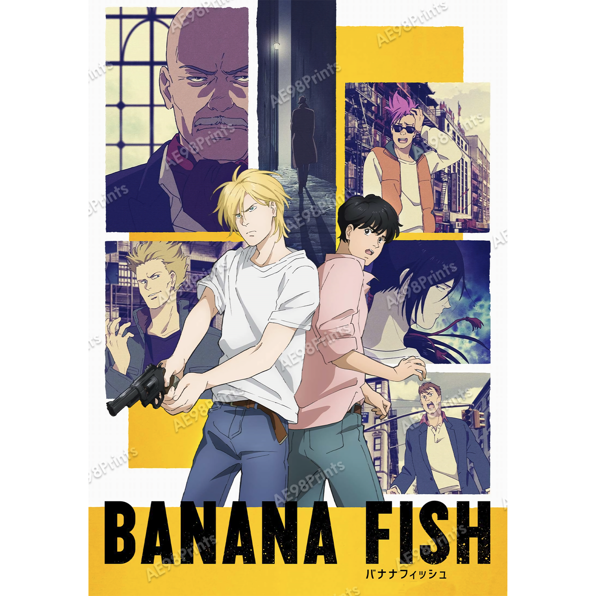 Banana Fish Anime Manga Poster Art Print Wall Home Room Decor A3