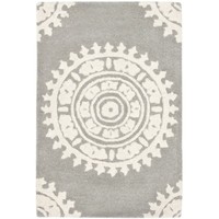Safavieh Soho 10' X 10' Round Hand Tufted Rug In Light Gray And Ivory on sale Safavieh Soho 10' X 10' Round Hand Tufted Rug In Light Gray And Ivory on sale