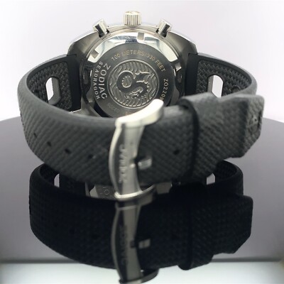 Zodiac Z02209 Seadragon Chronograph Orange Dial Date Quartz Men's