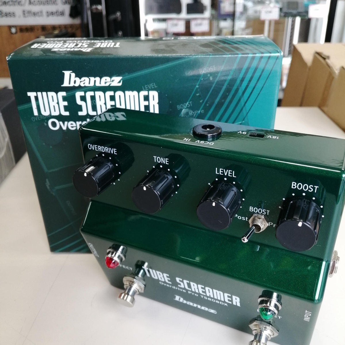 Ibanez TS808DX Tube Screamer Overdrive Pro Boost Guitar Effects