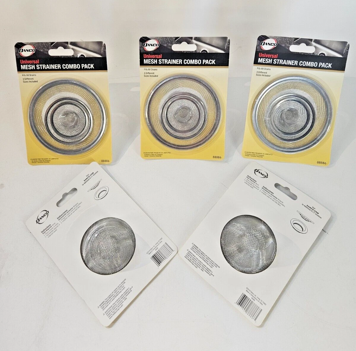 Danco Universal Mesh Strainer Combo Pack of 3 (88886) SET OF 3
Opens in a new window or tab
