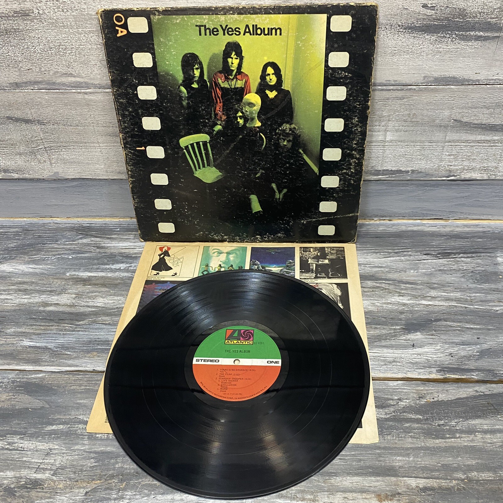 The Yes Album LP Vinyl SD 19131 Gatefold See Pictures Atlantic Records ...