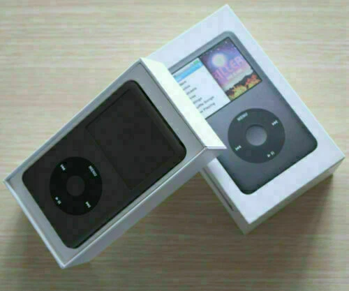New Apple iPod Classic 7th Generation 160GB Black Silver Mp3 Player