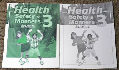 Abeka Health Safety & Manners 3 Tests Quizzes Worksheets & Answer Key ...