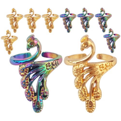 10 Pcs Miss Crochet Finger Protector Handmade Rings - Photo 3/12