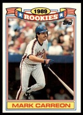 1990 Topps Rookies Mark Carreon Baseball Cards #6