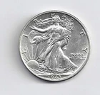 1943  Walking Liberty Half Dollar in AU
