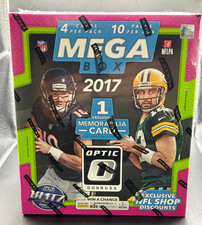 2017 Panini Donruss Optic NFL MEGA Box Factory Sealed Mahomes, McCaffrey, Kupp🔥