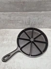 VTG BSR Cast Iron Cornbread Skillet 8-Wedge Model 9" Birmingham Stove Range USA