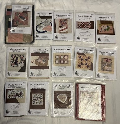 2014 Charlie Kissed Me A Story Quilts Block Of The Month Complete Set W/Fabric