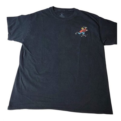 Empyre Mens Black Push Nothing Else Skateboard Graphic T-Shirt Large