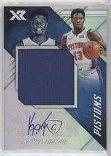 2018-19 Panini Chronicles XR Rookie Jumbo Swatch 47/50 Khyri Thomas Auto 04u1