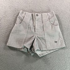 VTG Ocean Pacific OP Shorts Womens 26 Gray Corduroy Beach Surf Skate Made In USA