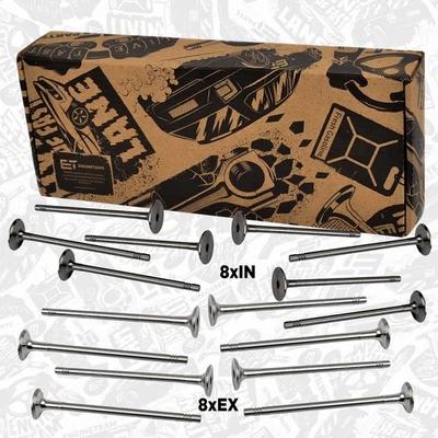 ET ENGINETEAM 8x Admission 8x Soupape de Vidange pour Dacia Nissan Renault 1,2 1320200QAH