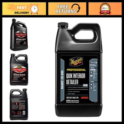 Meguiar's D14901 Detailer Quik Interior Detailer 3.79L safely cleans all interio