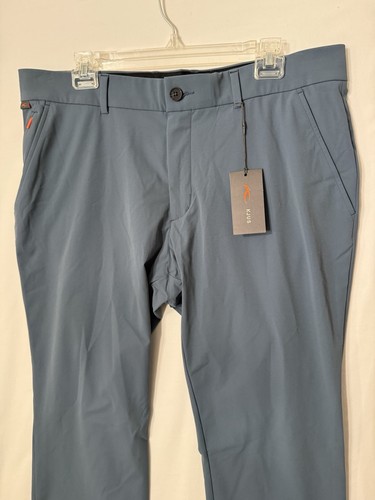 NWT KJUS Pants Mens 38 x 32 Iver Tailored Golf Blue Stretch  - 第 2/9 張圖片