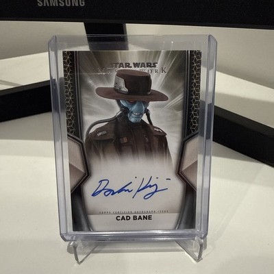 Topps Star Wars Masterwork Cade Bane Autograph Card Auto