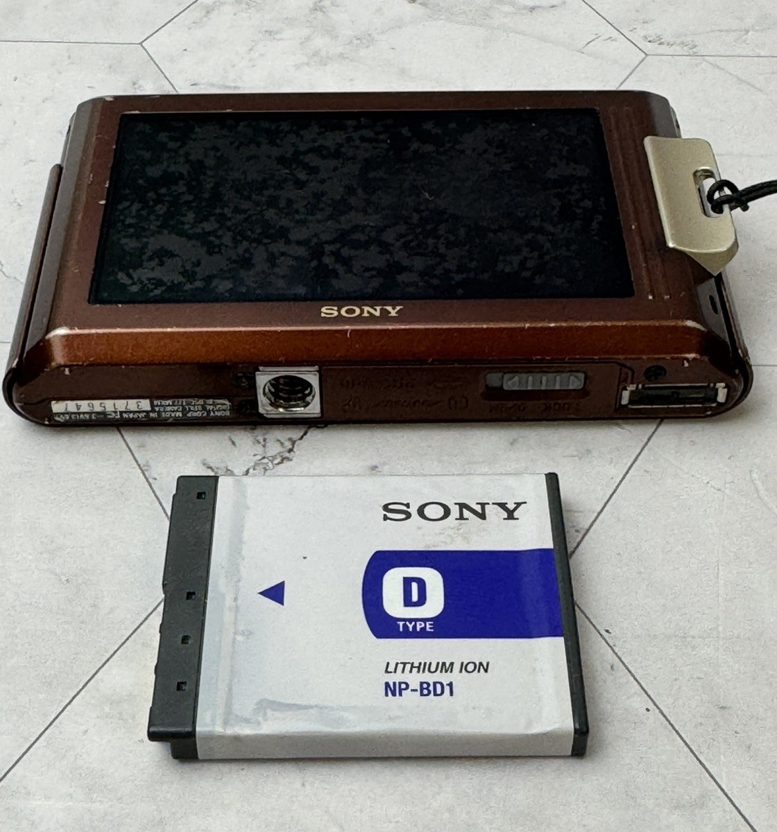 SONY Cyber Shot DSC-T77 10.1MP Vintage Digital Camera Brown