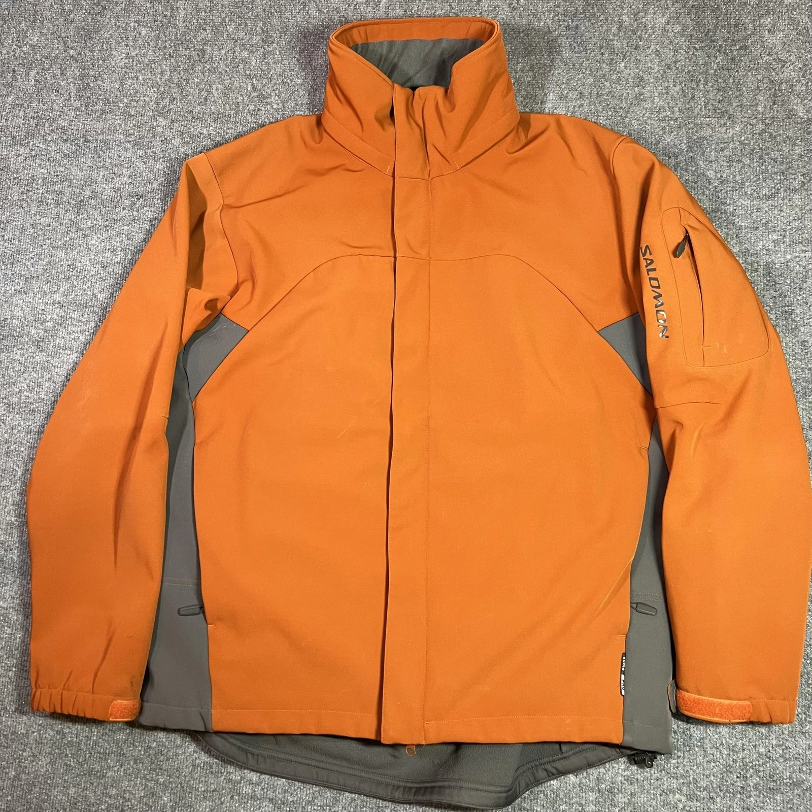Salomon ClimaPRO Smart Skin Jacket Mens XL Orange Softshell Ski Snow Coat
Opens in a new window or t