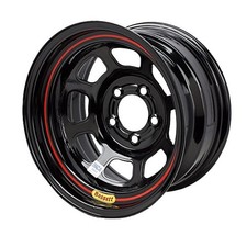 Bassett D58df2 15x8 Dot D-hole 5x4.5 2 In. Bckspc Black Wheel Bassett D58df2 15x8 Dot D-hole 5x4.5 2 In. Bckspc Black Wheel