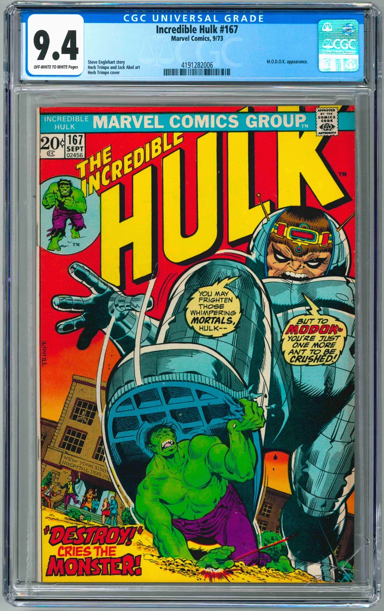 25+ Hulk Certified Guaranty Company (CGC) Comics, Graphic Novels