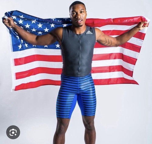 New M Adidas Adizero Sleeveless Team Racing Speed Suit Track & Field S96494 Men - Picture 17 of 17