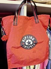 *REDUCED* New Kipling Bag In Red/Russet  With Monkey Keyring/Bagcharm