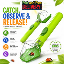 Bug Catcher for Kids, Insect Trap Kit with 6X Magnifier Glass - STEM Educational