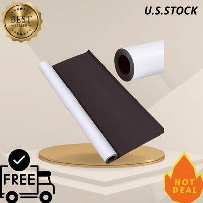 Blank White Magnetic Sheet Roll 24'' x 10 ft Flexible Printable Vinyl 30 Mil