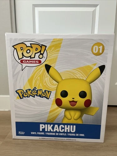 Pokémon - Pikachu (18 Inch) Funko Pop! 01 Vinyl Figure!! HUGE PIKACHU! Sealed!