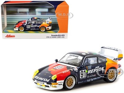PORSCHE 911 GT2 #91 ''24H LE MANS'' (1995) 1/64 SCHUCO & TARMAC WORKS T64S-004-REP