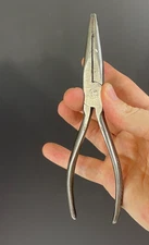 Vintage 10” Long Drop Forged Needle Nose Pliers No. GM-5915 ~ West Germany