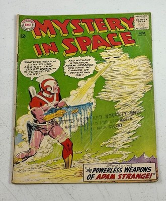 Mystery in Space #84 The Powerless Weapons of Adam Strange DC Comics