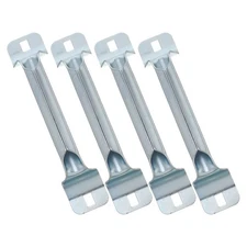  4pcs Pull Up Handles: Metal Zinc Alloy Pull Handles For Sliding Barn Door Shed