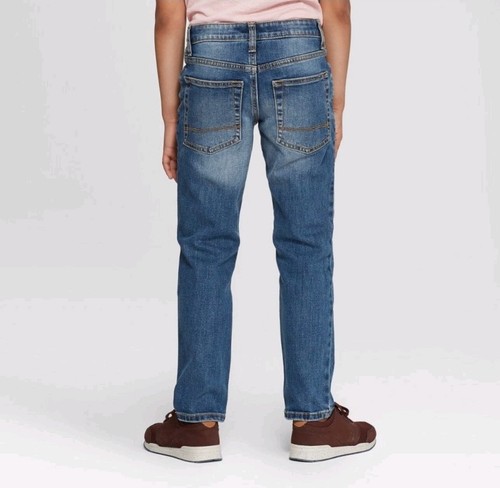 Jungen Stretch Straight Fit Jeans-Cat & Jack mittelblau Husky 14 - Bild 2 von 6