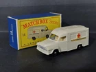 Matchbox Lesney No 14 Lomas Ambulance MIB
