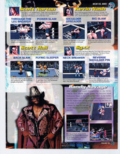 Vtg Print Ad WCW vs nWo World Tour Randy Savage Kevin Nash Scott Hall Syxx 1998