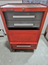 Kennedy Rolling Tool Box Bottom Box 2 Drawers Red