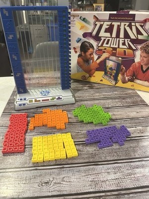 VTG Tetris Tower 3-D 2003 Electronic Flashing Lights Game 1-2 Players By Radica