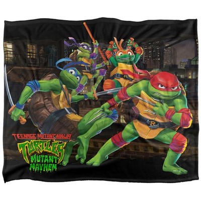 TMNT Mutant Mayhem Nightly Rooftop Escapade Decke 152 x 127 cm