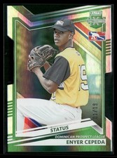 Enyer Cepeda 01/19 2022 Panini Elite Extra Edition Status Die Cut Dominican