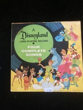 A DISNEYLAND LONG PLAYING RECORD FOUR COMPLETE SONGS 7" 45