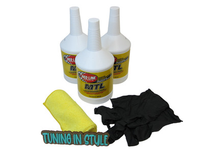 Red Line MTL GL-4 Full Synthetic Manual Transmission Lubricant Bundle of 3 Quart