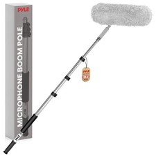 Pyle Microphone Boom Pole- for Shotgun Mics A...