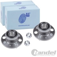 2X Blue Print Radlager Hinten Beidseitig Passend FÜR Honda Civic Crx