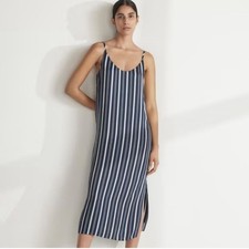 Everlane The Hammered Satin Slip Dress NWOT