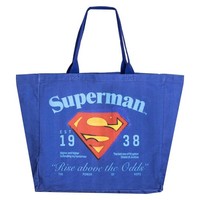 Tasche Einkaufen Xl Superman Dunkelblau Unisex Cerdà