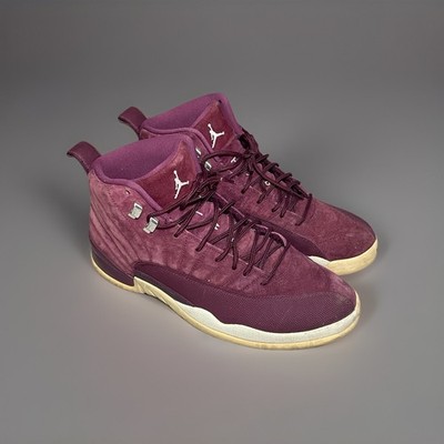 2017 Jordan 12  Bordeaux   JUMPMAN Shoes Sports Sneakers 103690-617   Sz 12