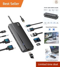 Selore Docking Station for MacBook Pro/Air - Expand Your Workspace with 10 Ports