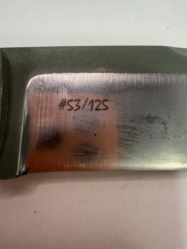 Cuchillos Bark River 154CM #53/125 hoja fija verde Micarta con funda Kydex - como nuevos Foto 4 de 4